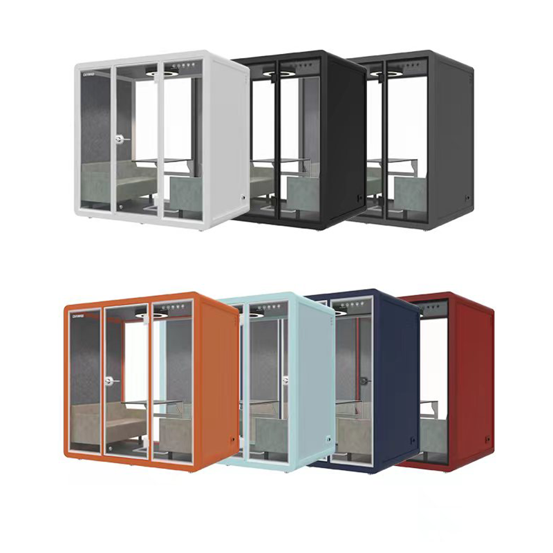 Moveable soundproof office phone booth telephone booth office meeting pods fast assemble soundproof booth