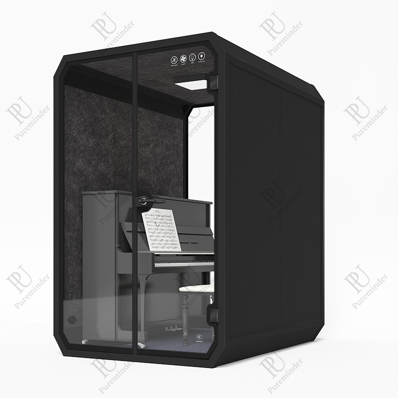 No touch wards isolation movable 4 person office pod building traditional soundproof booth conversation meeting room