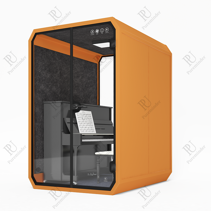 No touch wards isolation movable 4 person office pod building traditional soundproof booth conversation meeting room