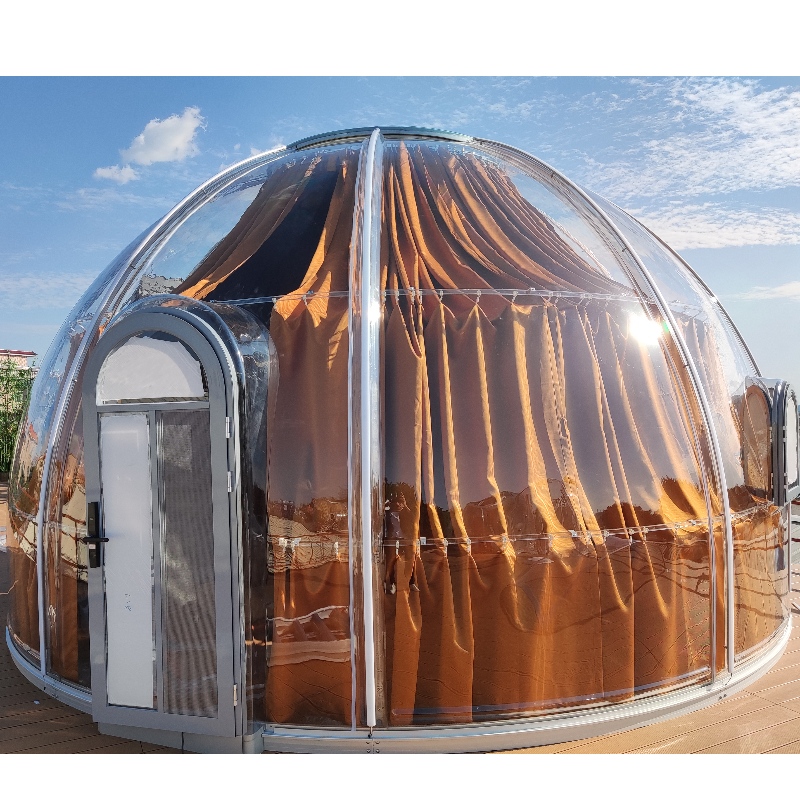 6 Meters Luxury Transparent dome tent geodesic outdoor camping dome tent for resort hotel, Camping, Outdoor Activities