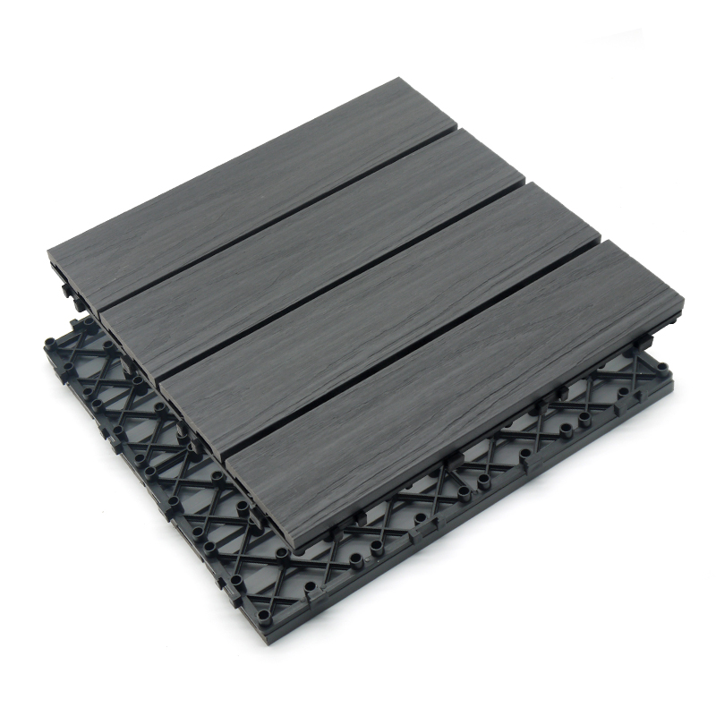 Manufacturer Waterproof Anti-UV Outdoor Decking WPC DIY Tiles Wood Plastic Composite China Bathroom Tiles