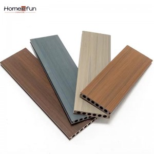 2022 Modern Hot Waterproof Wood Plastic Composite Outdoor Decking  Easy Installation Wpc Decking Floor Panel Product