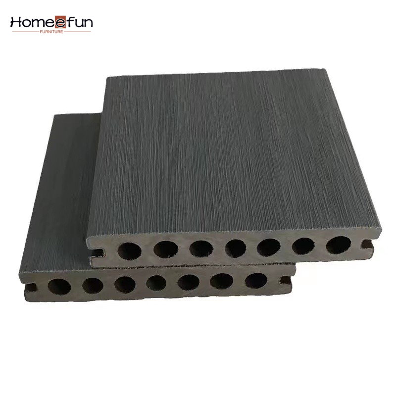 2022 Modern Hot Waterproof Wood Plastic Composite Outdoor Decking  Easy Installation Wpc Decking Floor Panel Product