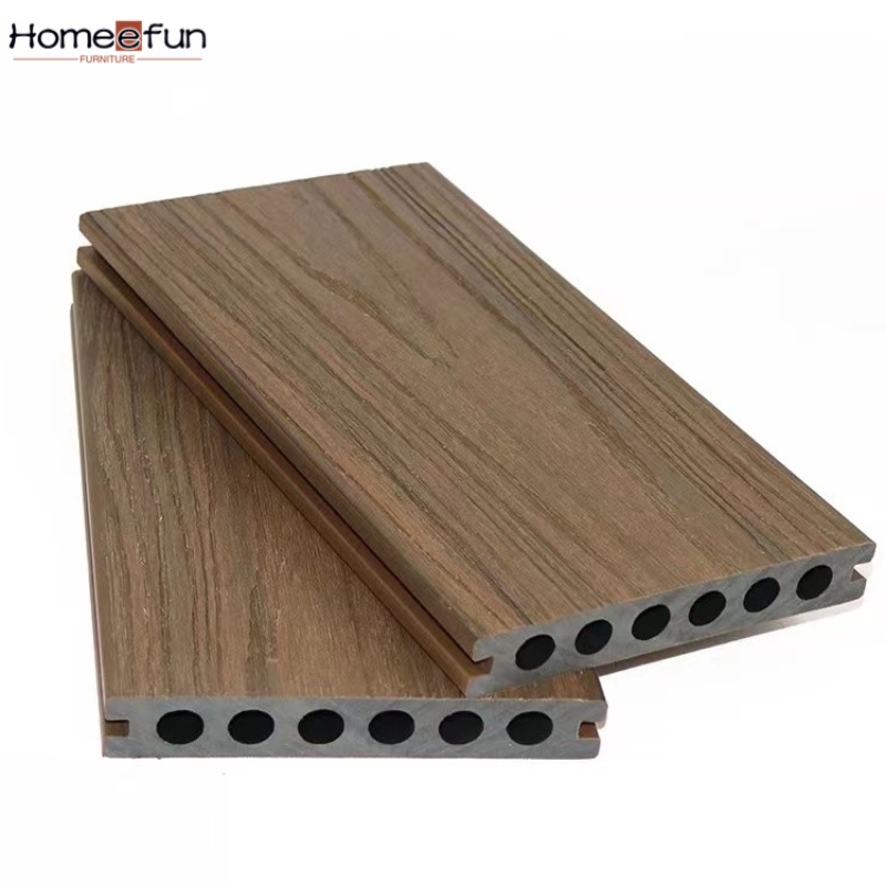 2022 Modern Hot Waterproof Wood Plastic Composite Outdoor Decking  Easy Installation Wpc Decking Floor Panel Product