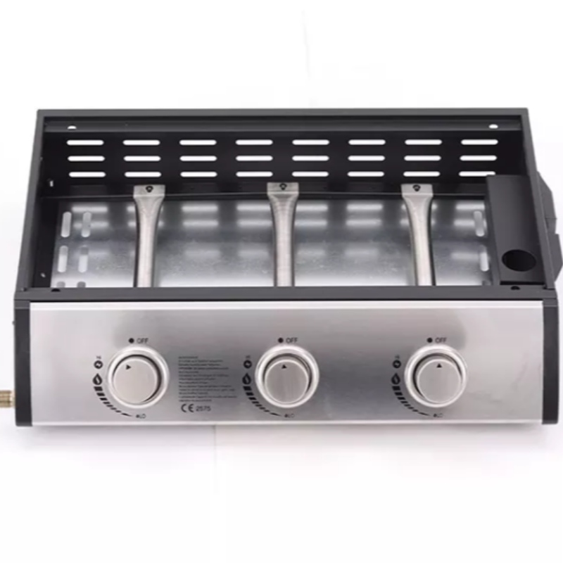 High Quality Kitchen Stainless Cooking Baking Steel Table Top Bbq Burner Gas Grill Portable BBQ Grill