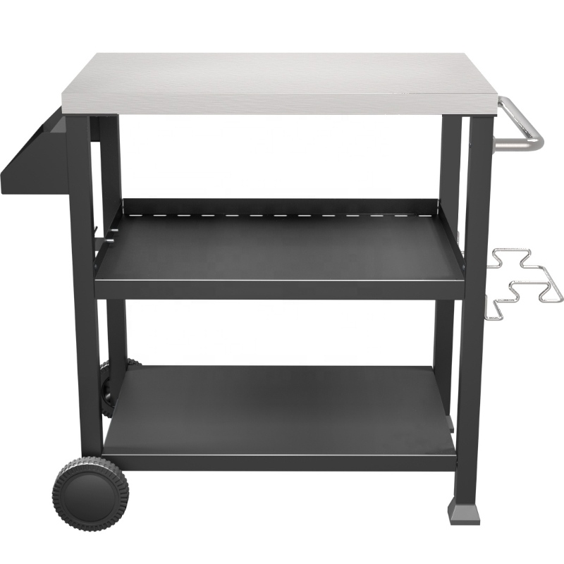 Multifunctional Removable Kitchen Shelf Organizer Storage Rack Kitchen work table 2Pcs 6 Inch PE Wheels