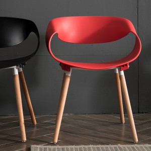 Modern plastic chair high quality cafe chair high chair restaurant