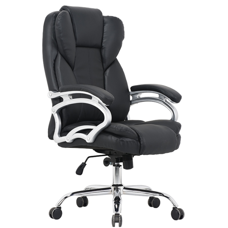 Adjustable black classic executive pu  china office leather chair luxury swivel With armrest high back Pu leather